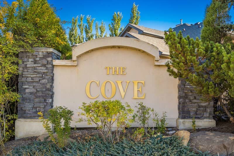 The Cove Neighbourhood Sign